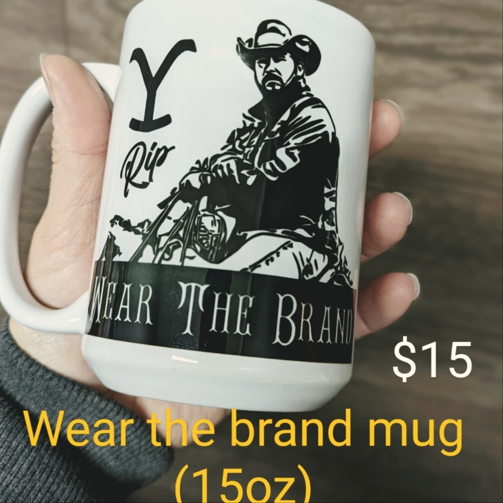 Yellowstone Rip, Wear the Brand ceramic mug (15oz)